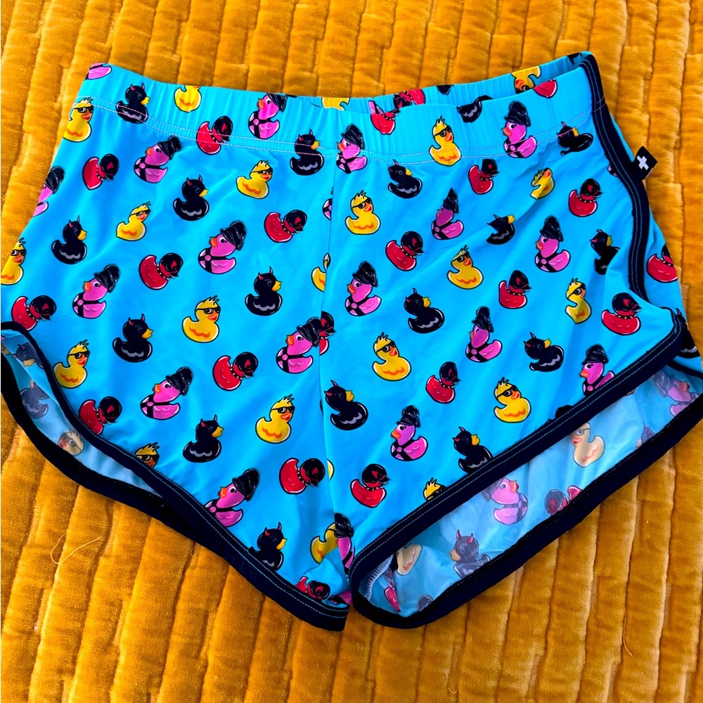 Andrew Christian Naughty Rubber Ducky Silk Shorts